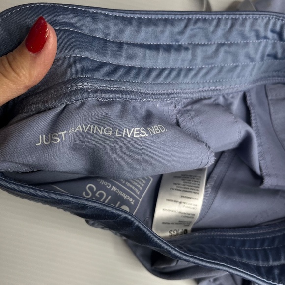 Figs Women's Jogger Pants in Light Blue - Picture 10 of 10